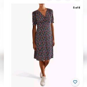 BODEN | Jemima Puff Sleeve Dress French Navy W0621 US sz 6L